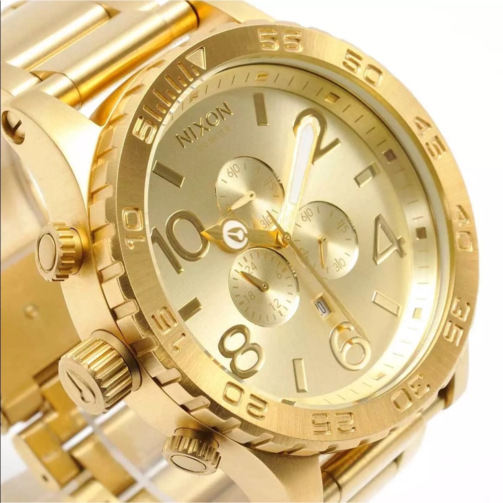 Rose Gold and Gold Nixon Chrono 51-30 - Picture 2 of 7